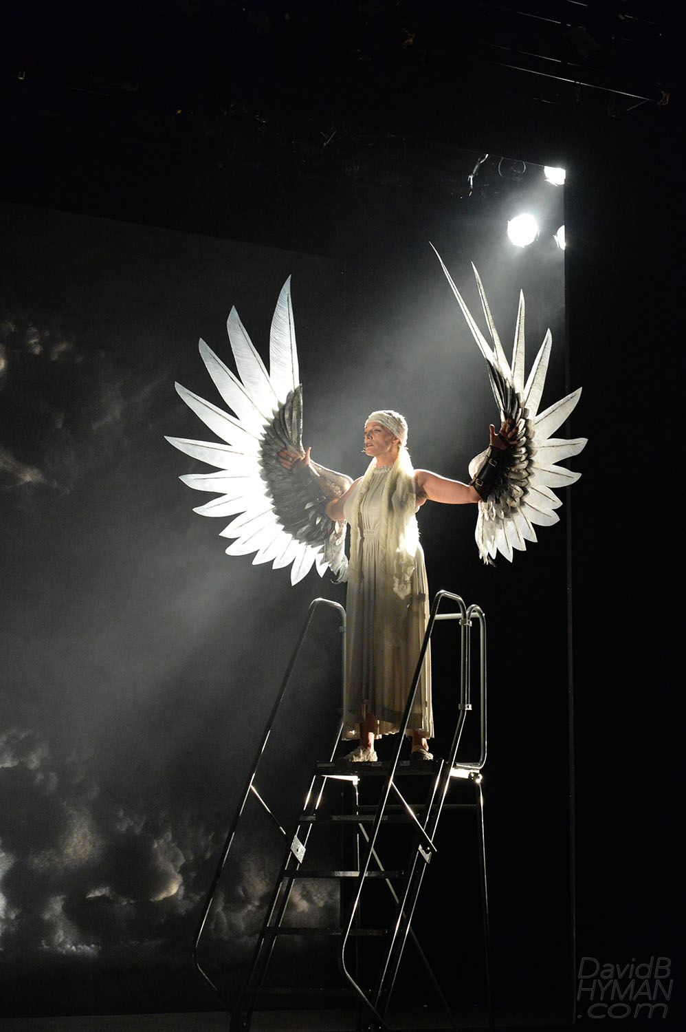 Angels in America wings production photo