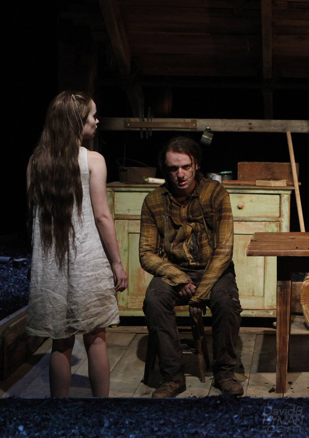David B Hyman Orange, Hat & Grace production photo