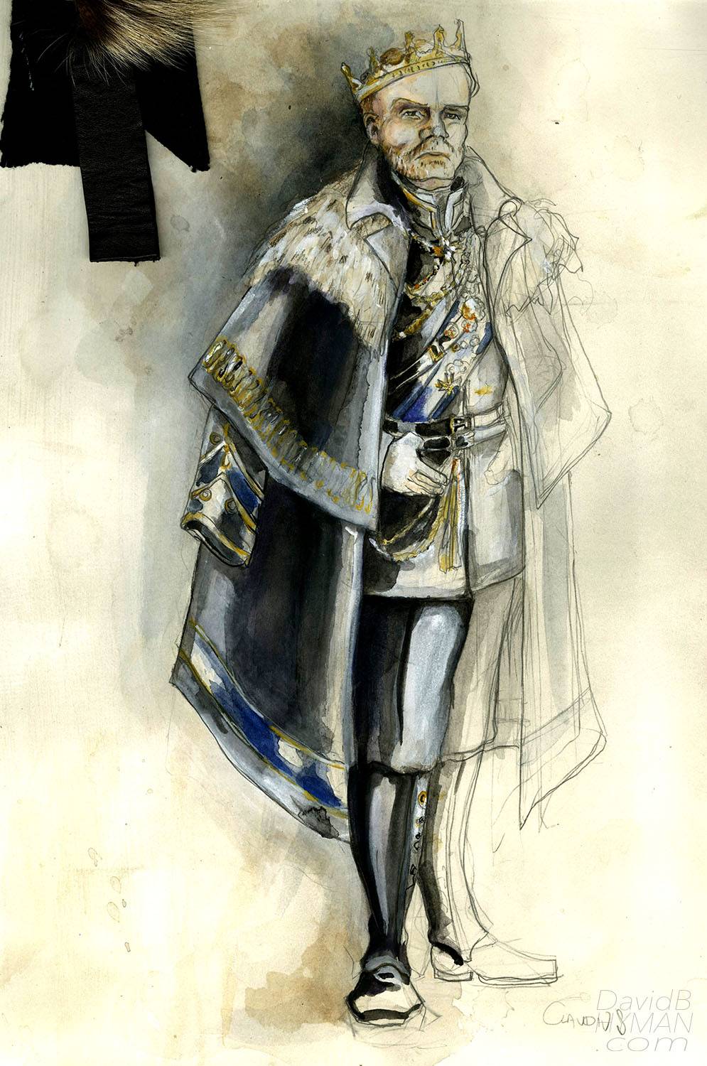 David B Hyman Hamlet rendering of Claudius