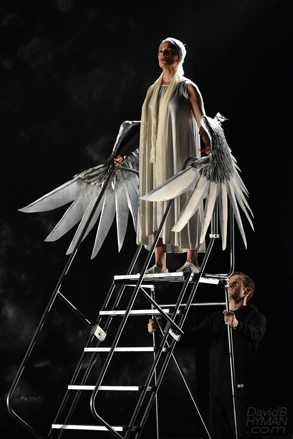 Angels in America wings production photo
