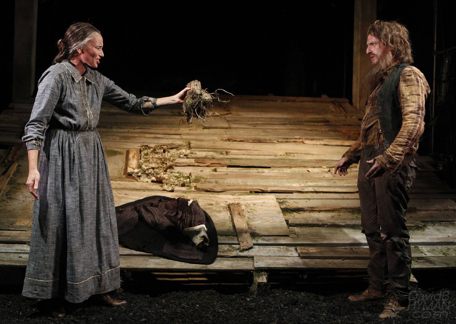 David B Hyman Orange, Hat & Grace production photo