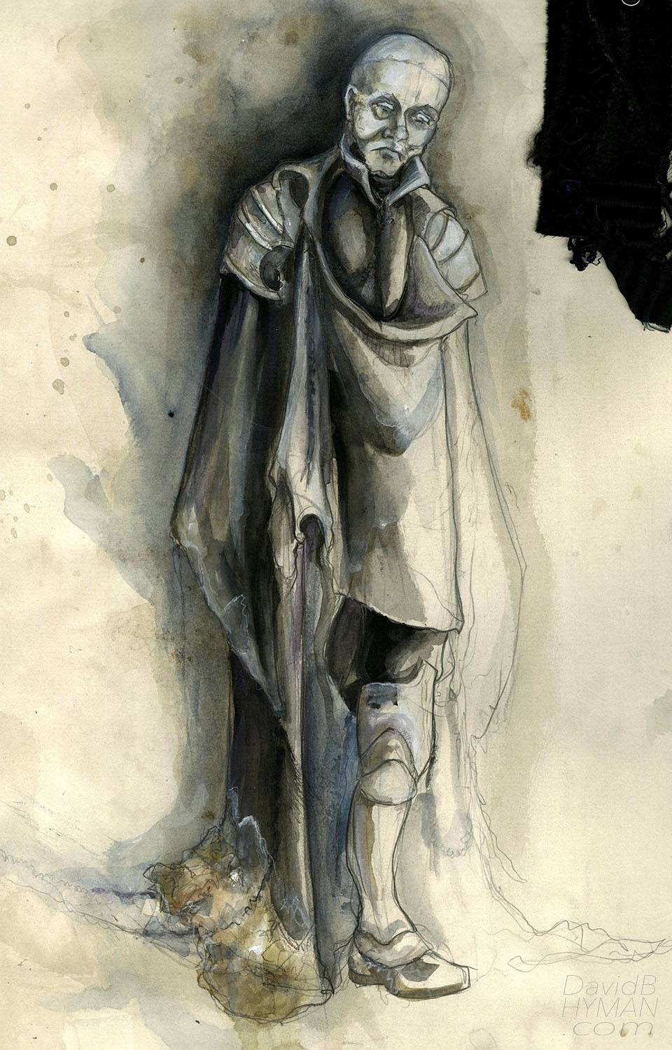 David B Hyman Hamlet rendering of the ghost