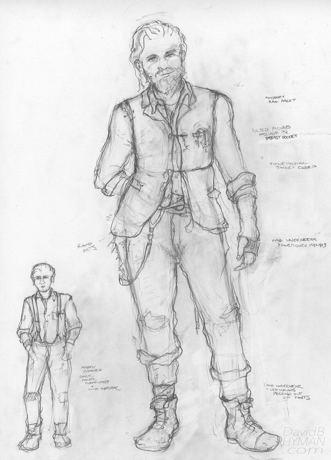 David B Hyman Orange, Hat & Grace rendering