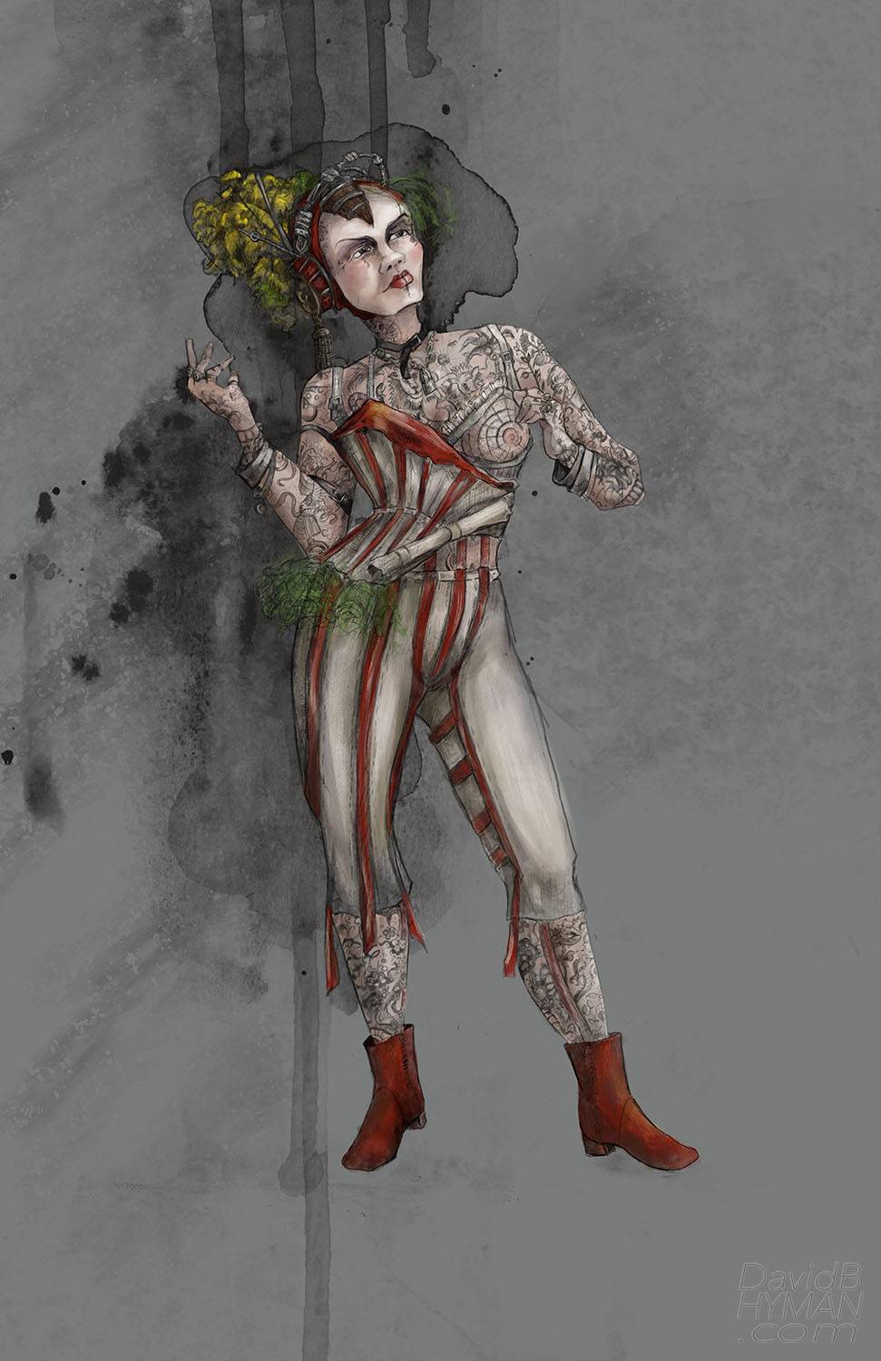 David B Hyman misc work rendering