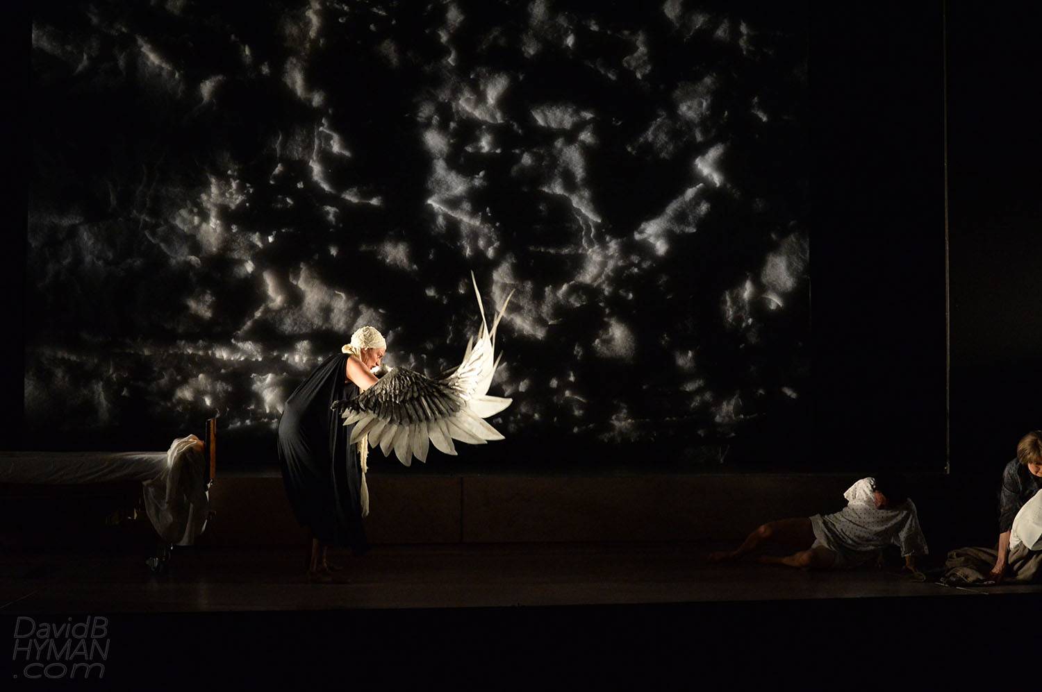 Angels in America wings production photo