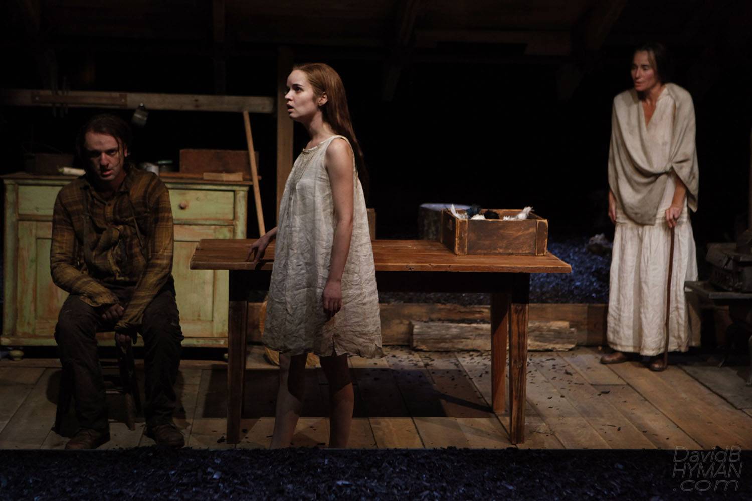 David B Hyman Orange, Hat & Grace production photo