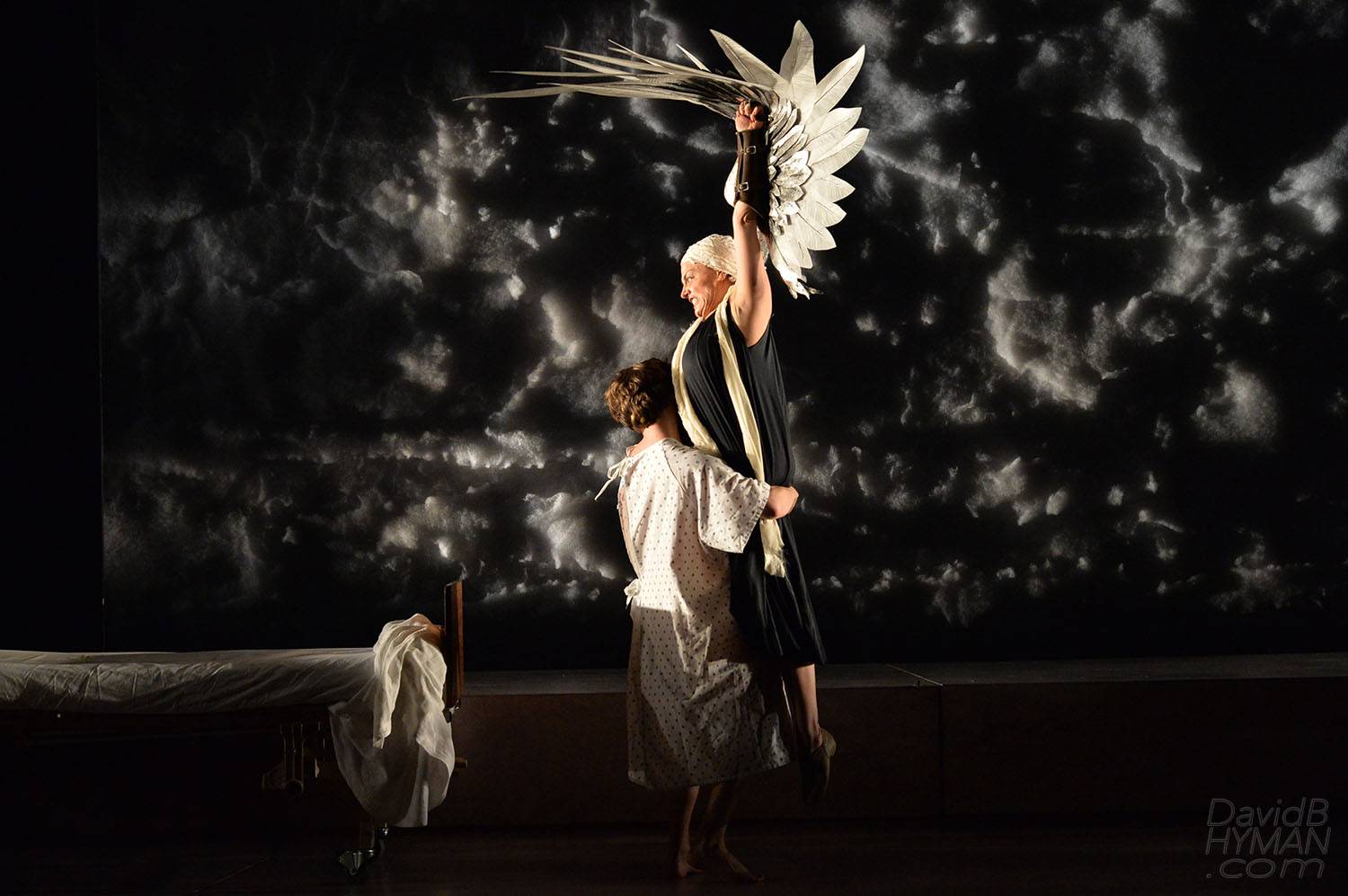 Angels in America wings production photo