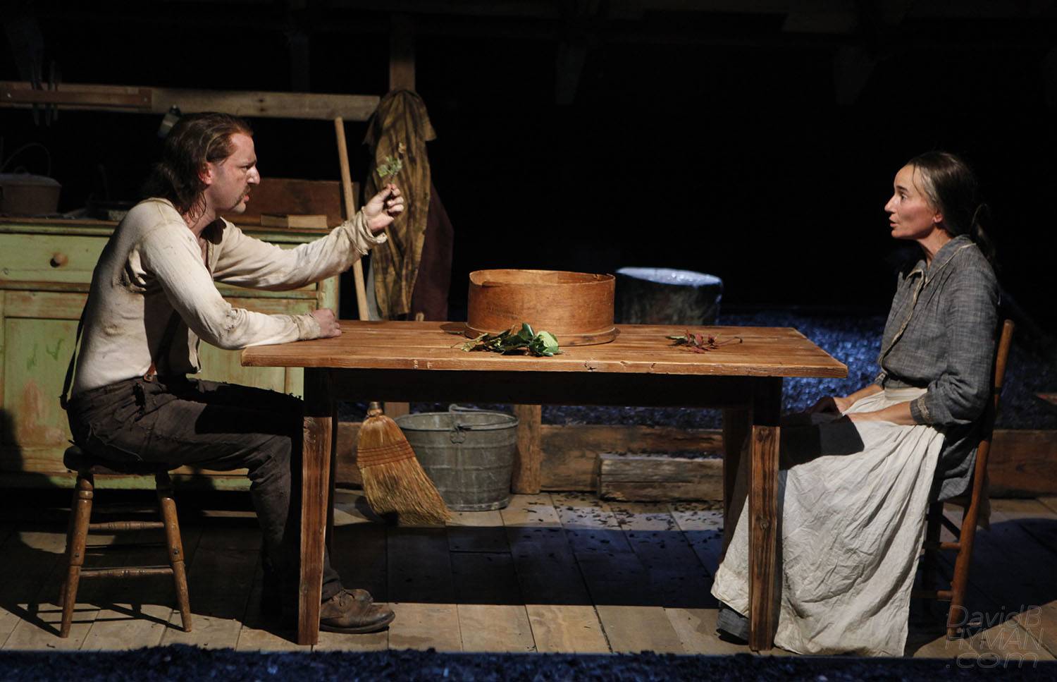 David B Hyman Orange, Hat & Grace production photo
