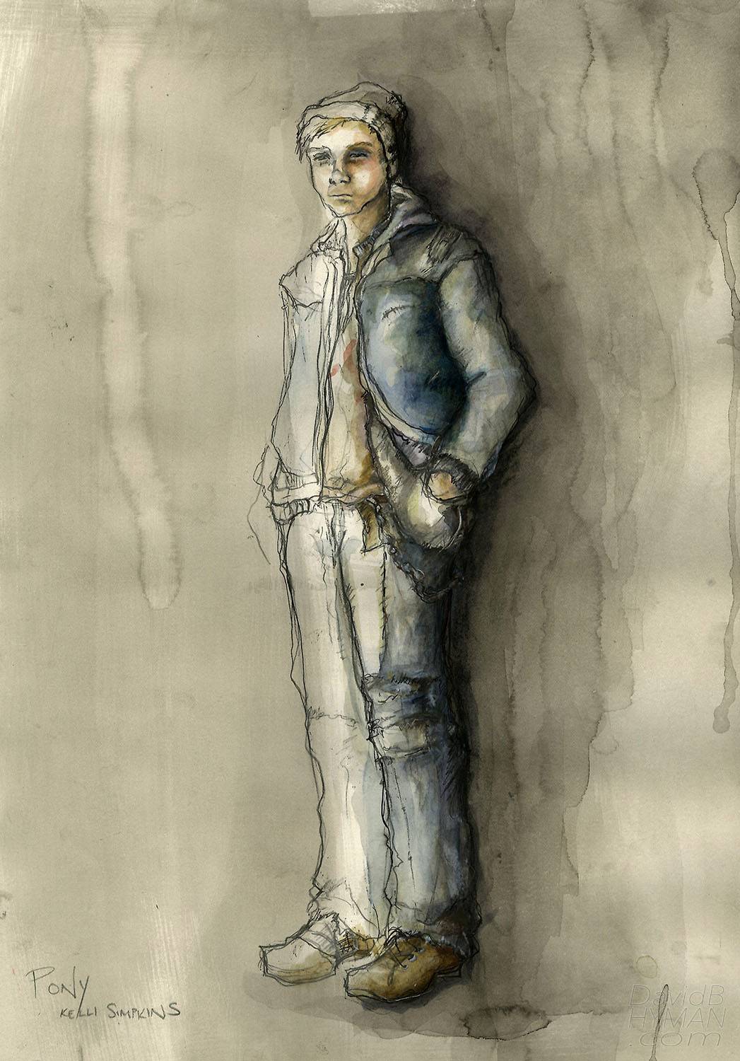 David B Hyman Pony rendering
