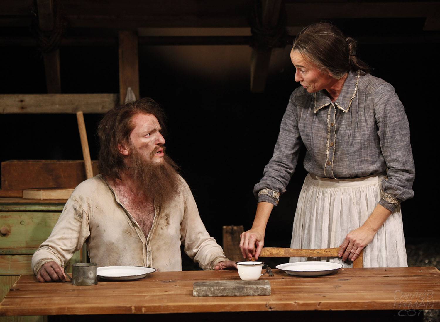 David B Hyman Orange, Hat & Grace production photo