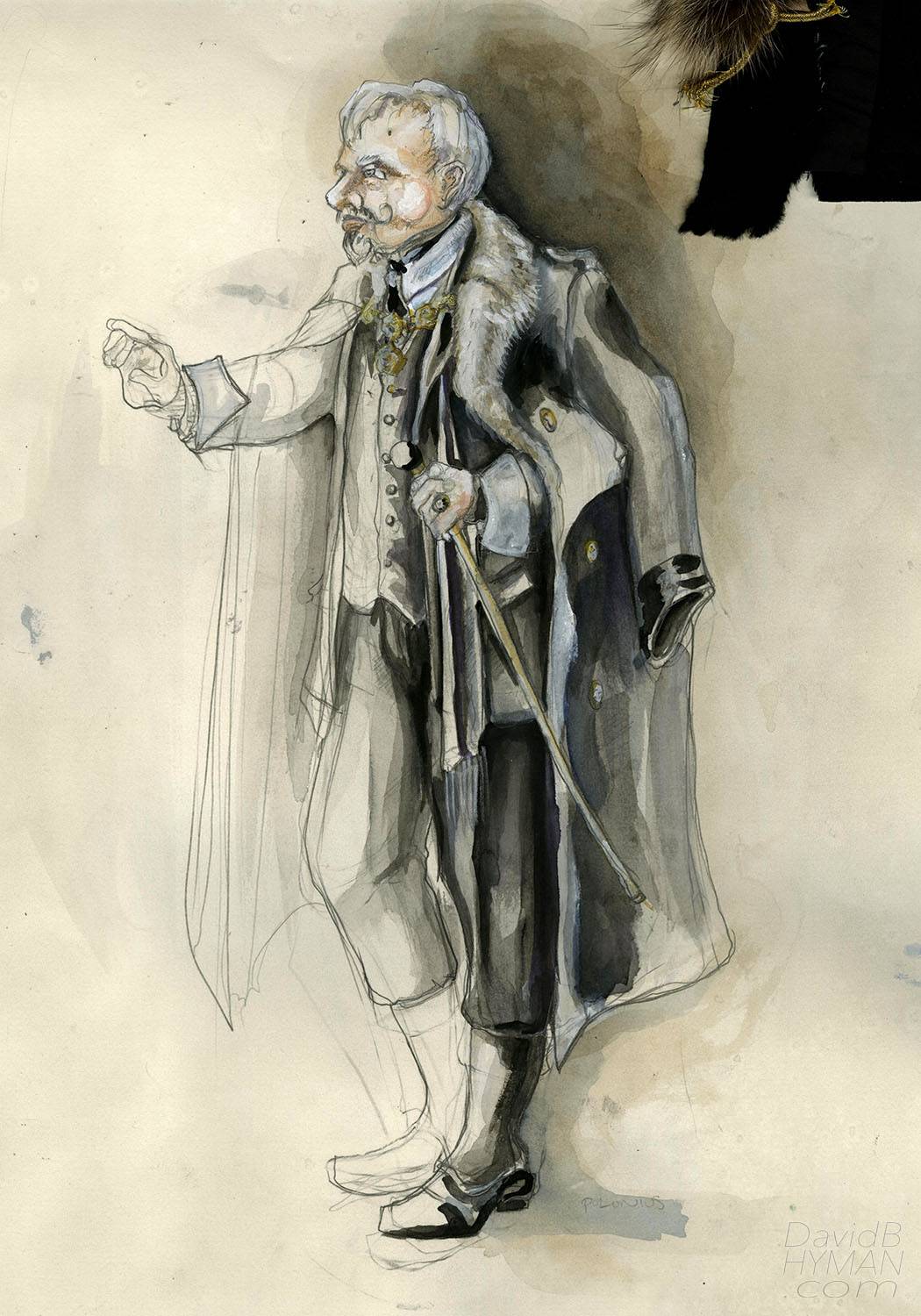 David B Hyman Hamlet rendering of Polonius