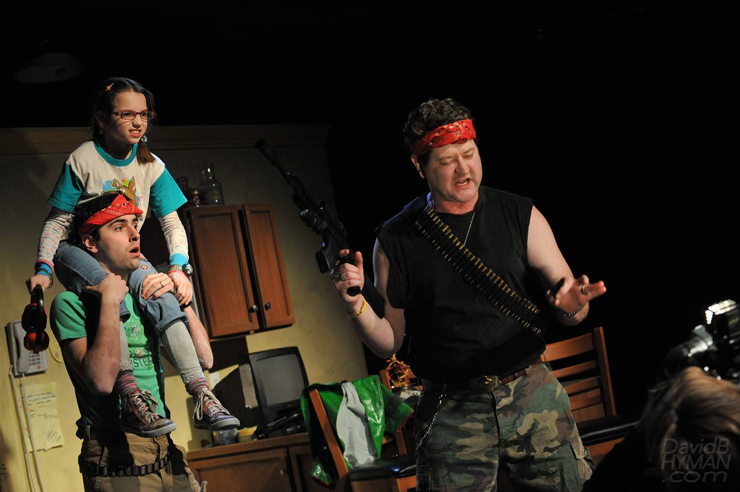 David B Hyman Heddatron production photo