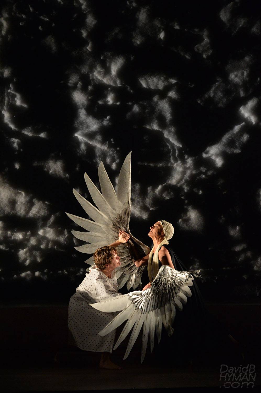 Angels in America wings production photo