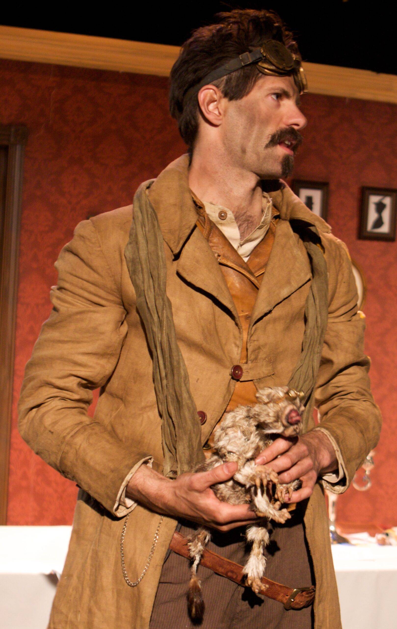 David B Hyman Heddatron production photo