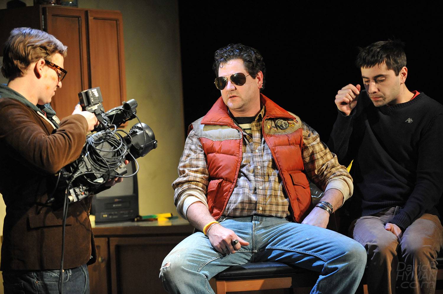 David B Hyman Heddatron production photo