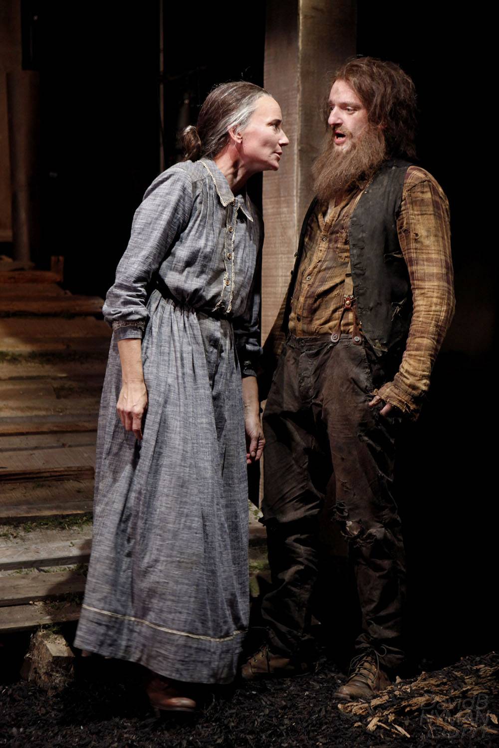 David B Hyman Orange, Hat & Grace production photo