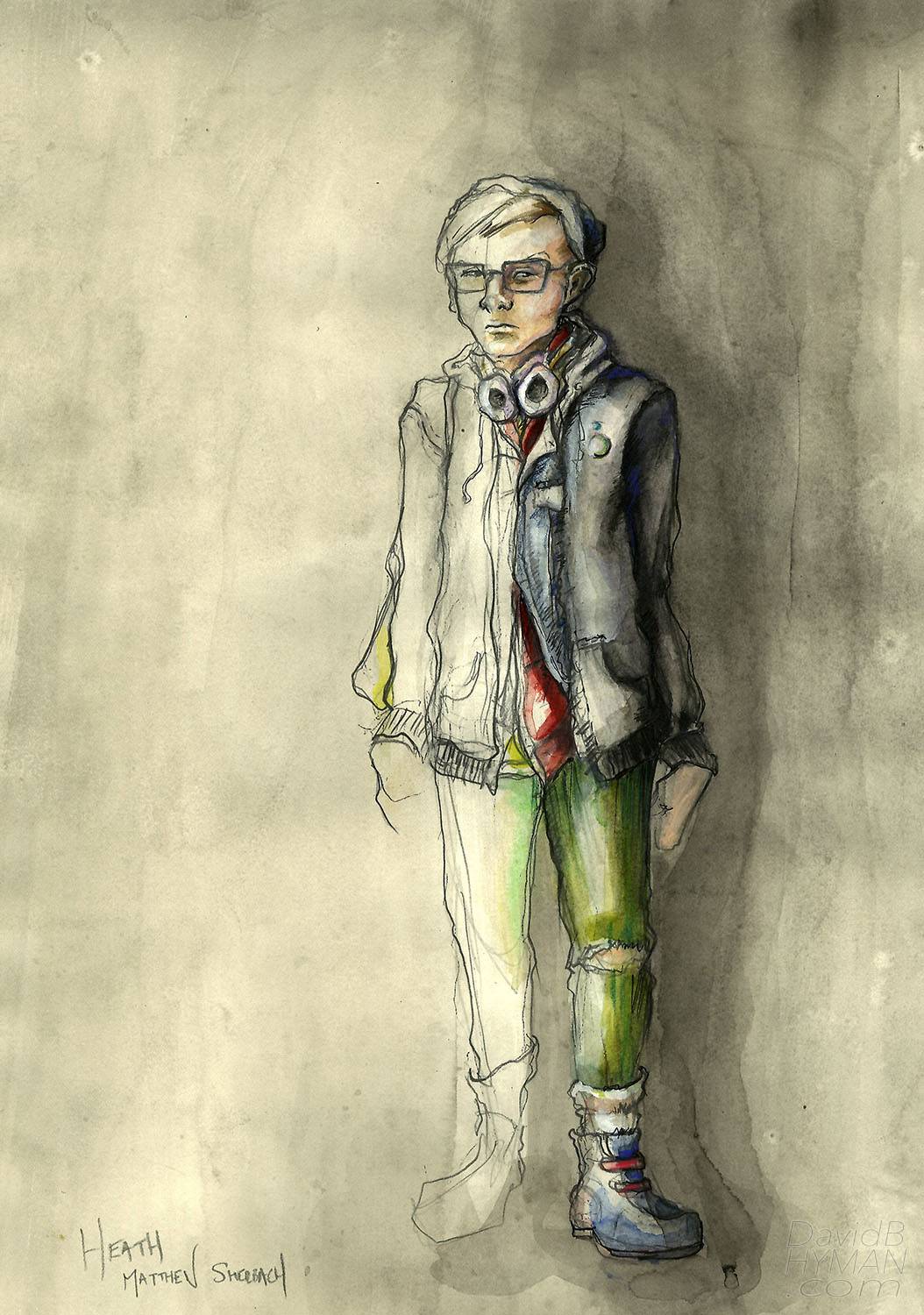 David B Hyman Pony rendering